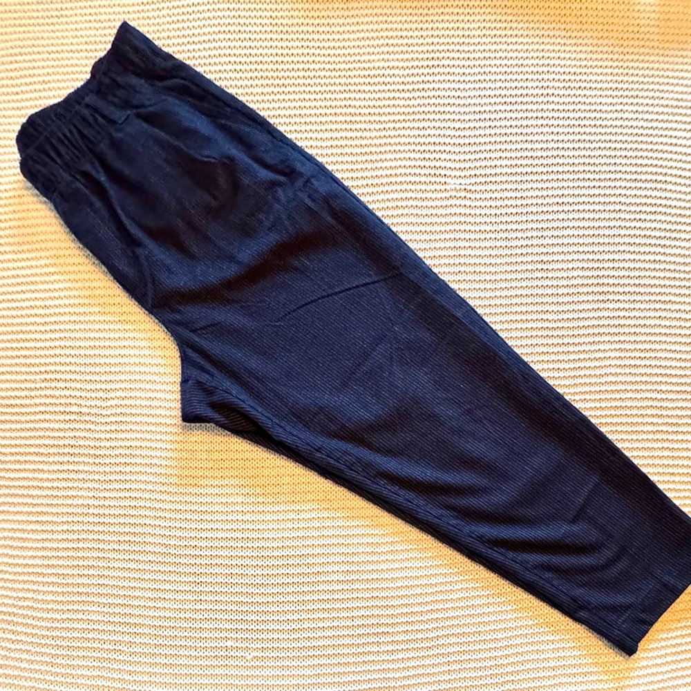 GAP Dark Blue Pinstripe Trousers